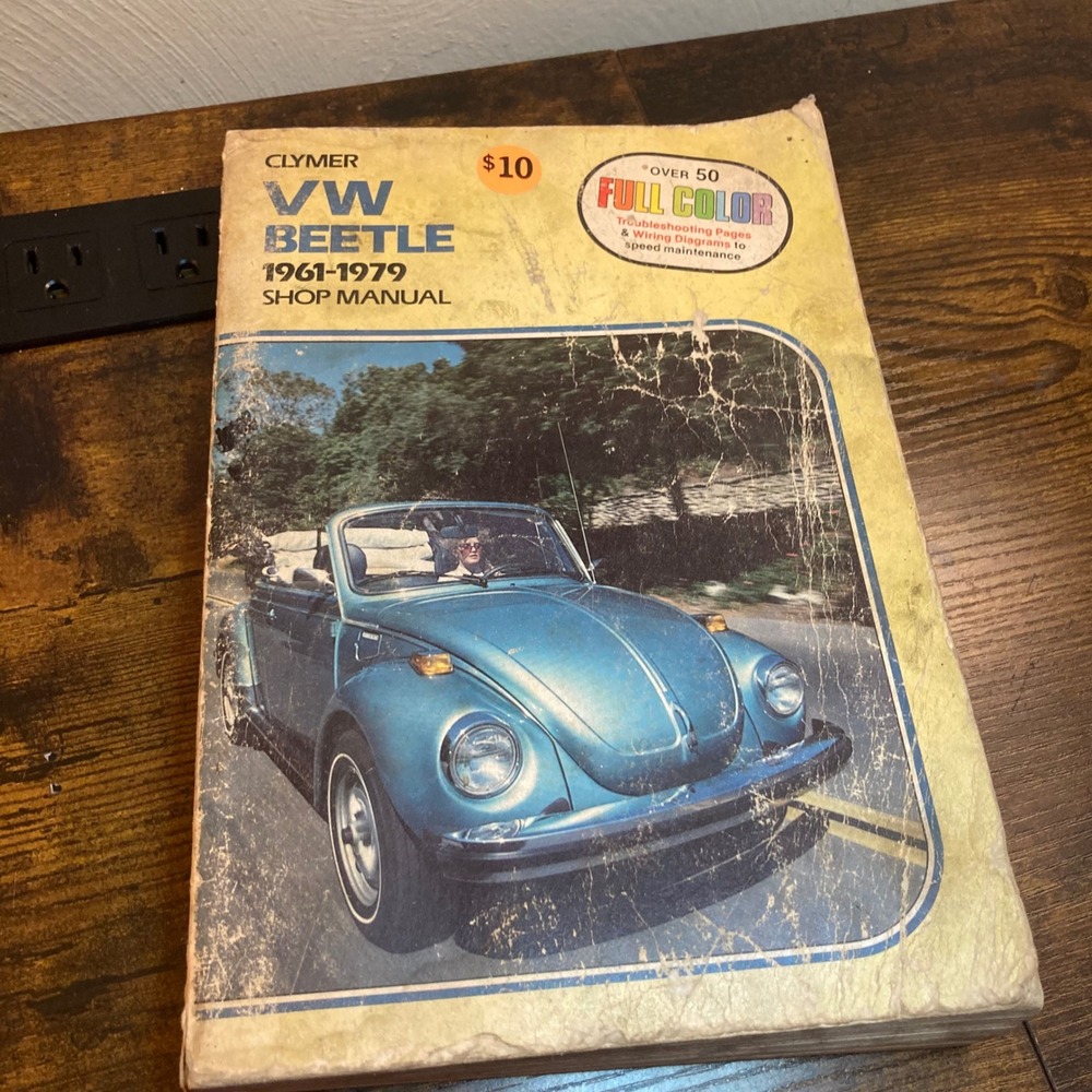Clymer VW Beetle Ghia Shop Manual 1961-1979 Repair Guide 5th Edition 089287144X